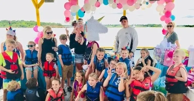 Blue Goose I Party Boat With Slide thumbnail 9